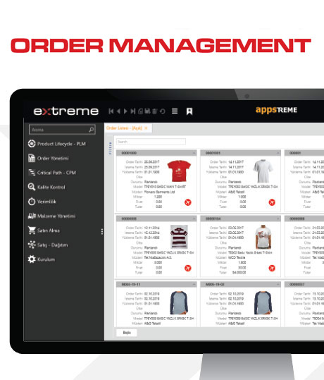 Textile Apparel ERP Order Management